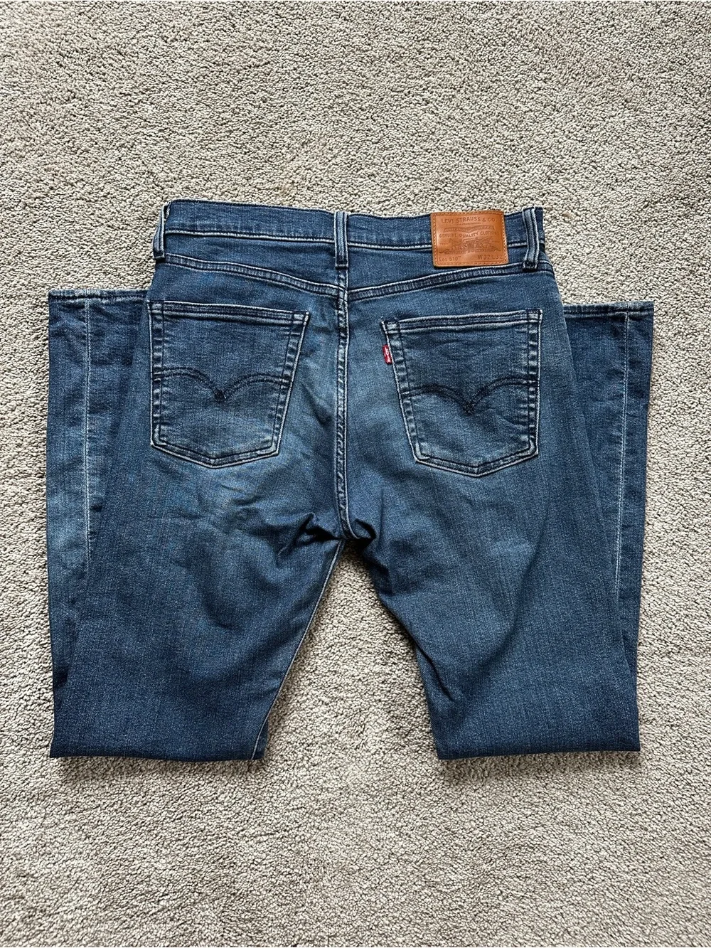 Levi's 510 Men's Dark Blue Slim Straight Jeans 32x32